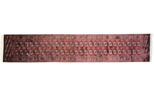 2.5x12 Vintage Fine Bokhara Rug Runner