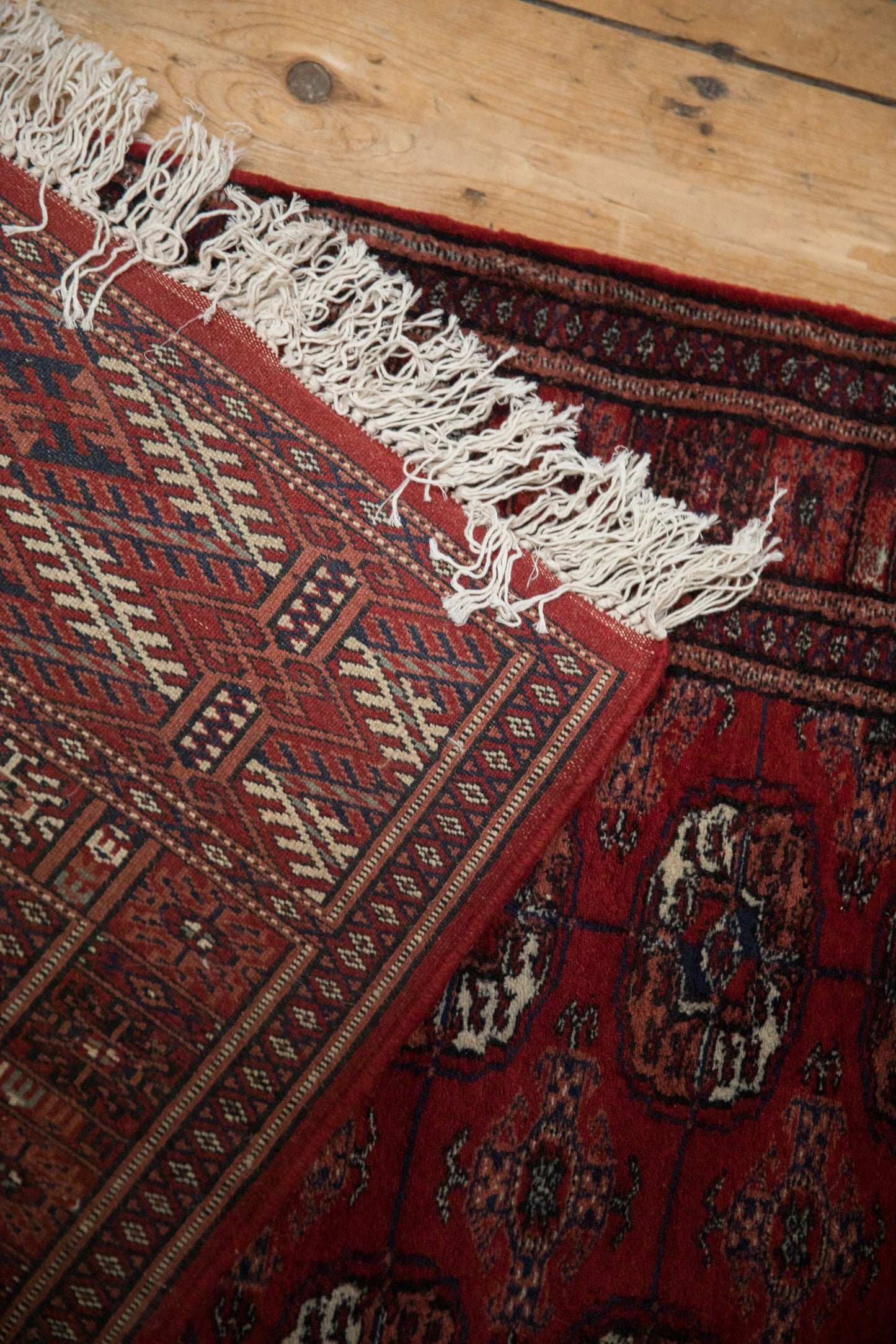 2.5x24 Vintage Fine Bokhara Rug Runner