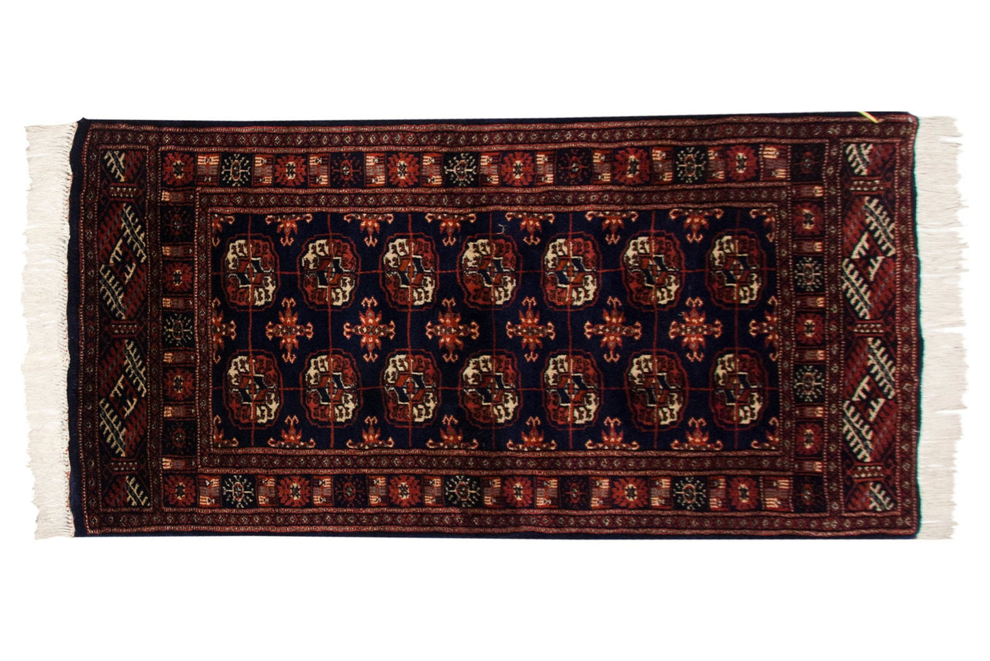 2.5x4 Vintage Fine Bokhara Rug