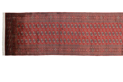 4x13.5 Vintage Fine Bokhara Rug Runner