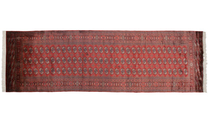 4x13.5 Vintage Fine Bokhara Rug Runner