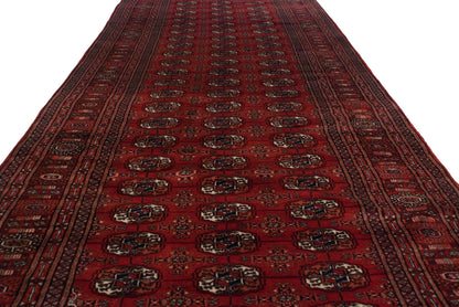 4x13.5 Vintage Fine Bokhara Rug Runner