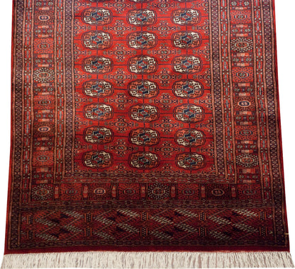 4x13.5 Vintage Fine Bokhara Rug Runner