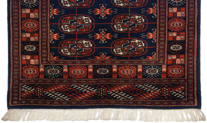 2.5x2.5 Vintage Fine Bokhara Square Rug Mat