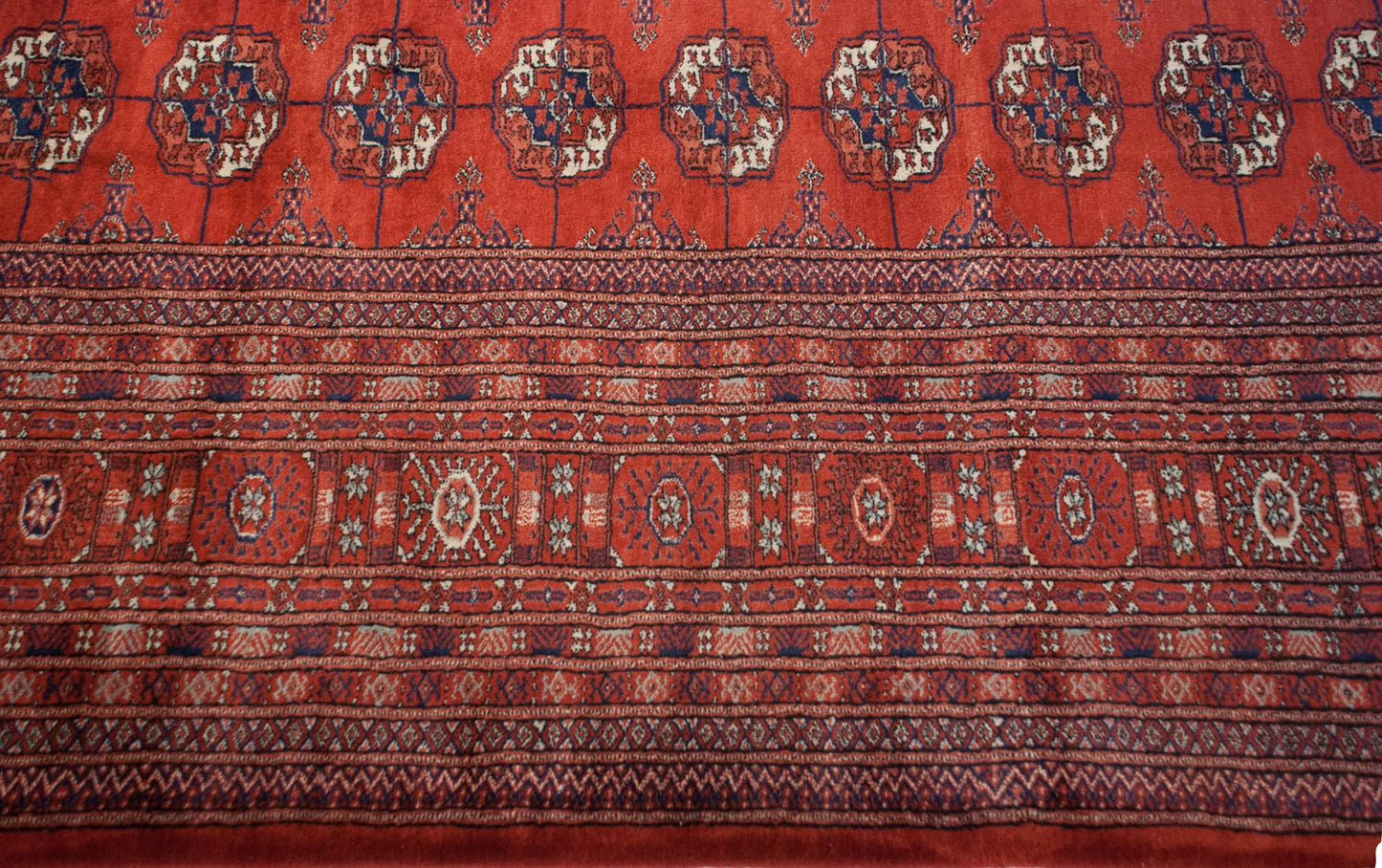 9x12.5 Vintage Fine Bokhara Carpet