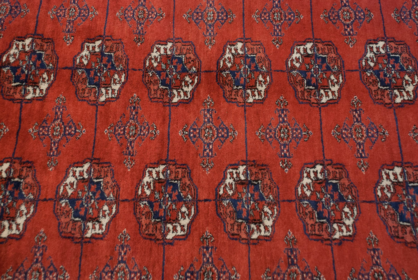 9x12.5 Vintage Fine Bokhara Carpet