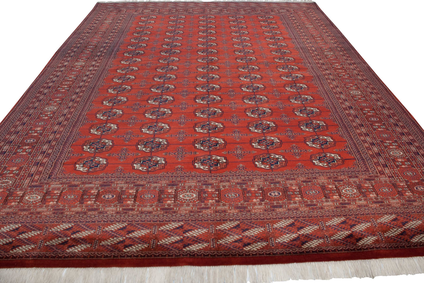 9x12.5 Vintage Fine Bokhara Carpet
