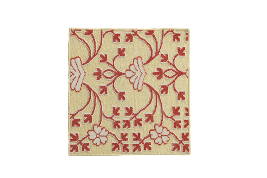 2x2 New Indian Samarkand Design Square Rug Mat