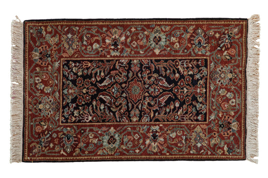 2.5x4 Vintage Armenian Hamadan Design Rug