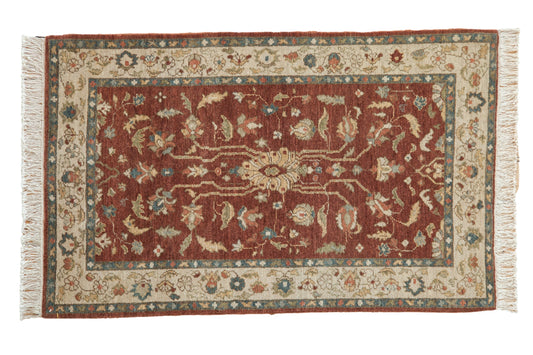 3x5 Vintage Armenian Lilihan Design Rug