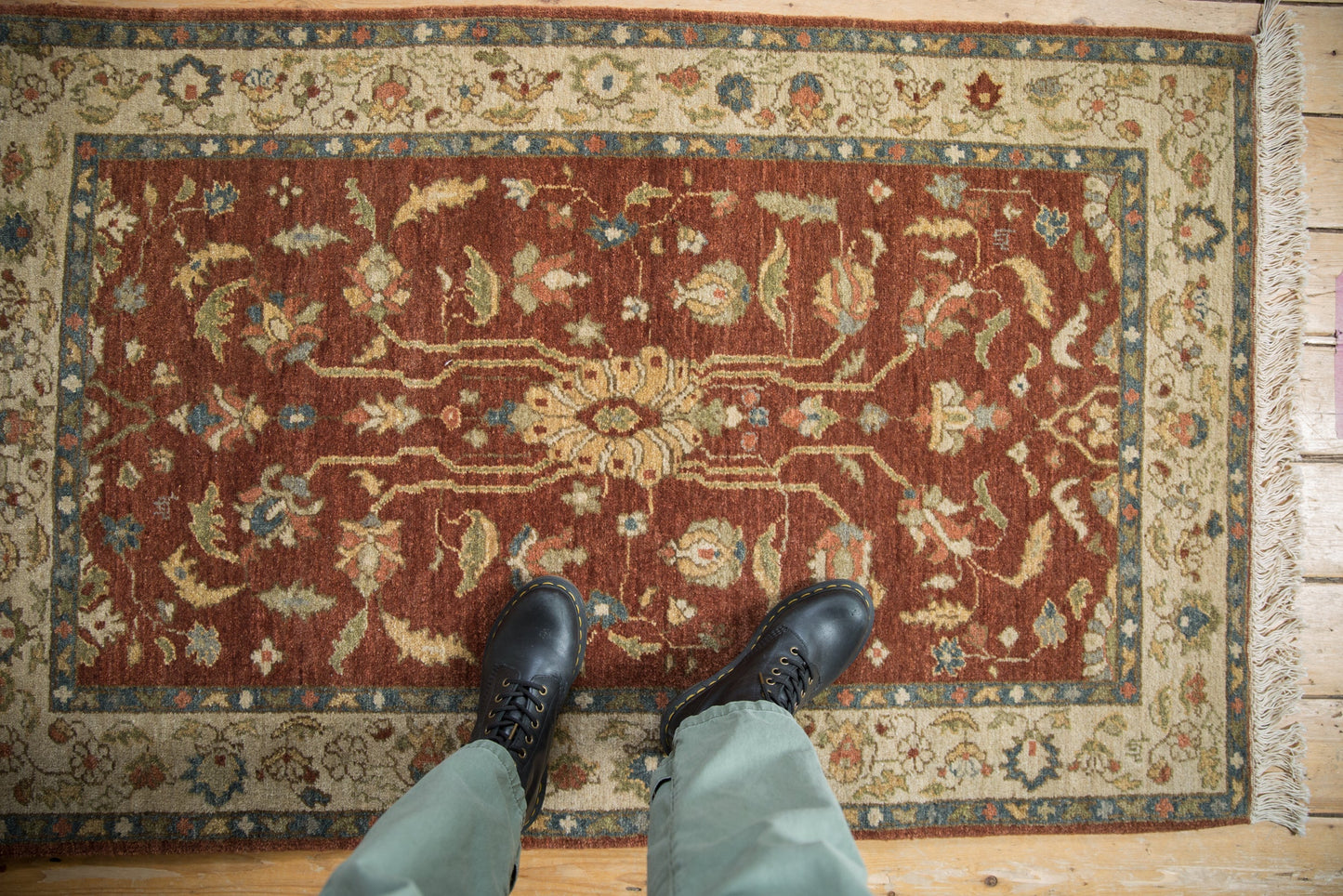 3x5 Vintage Armenian Lilihan Design Rug