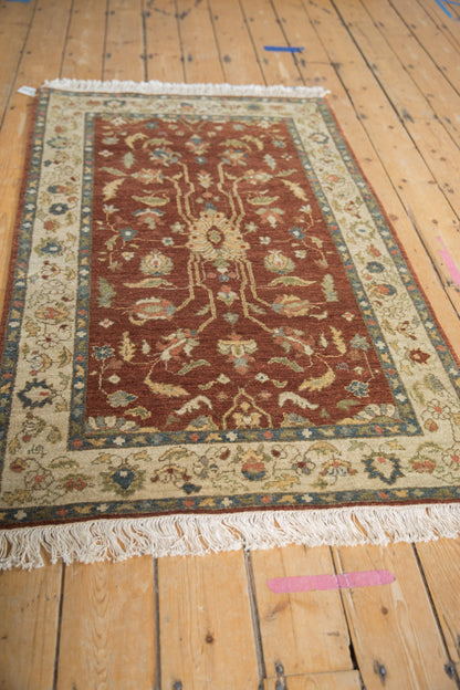3x5 Vintage Armenian Lilihan Design Rug