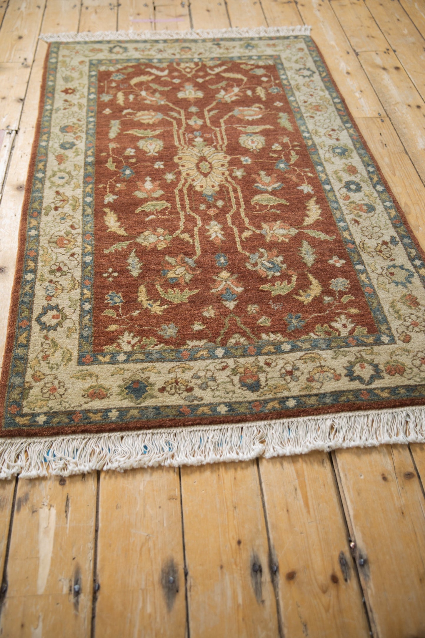 3x5 Vintage Armenian Lilihan Design Rug