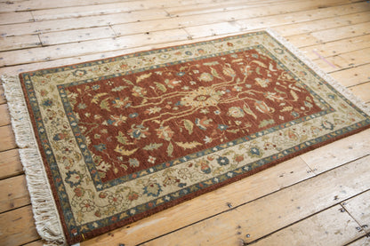 3x5 Vintage Armenian Lilihan Design Rug