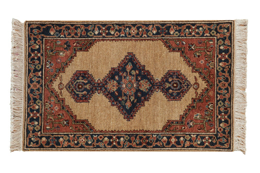 2.5x4 Vintage Armenian Serab Design Rug