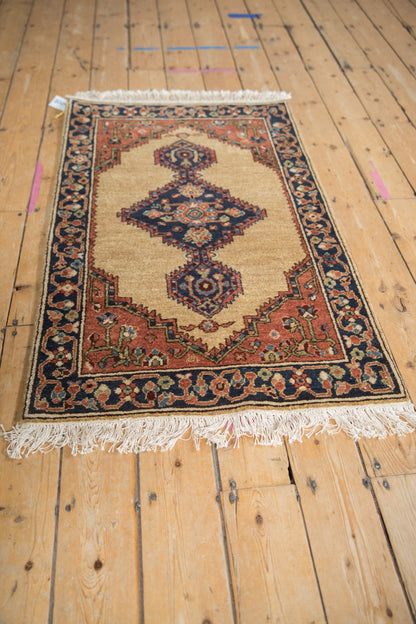 2.5x4 Vintage Armenian Serab Design Rug