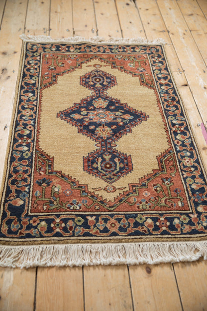 2.5x4 Vintage Armenian Serab Design Rug