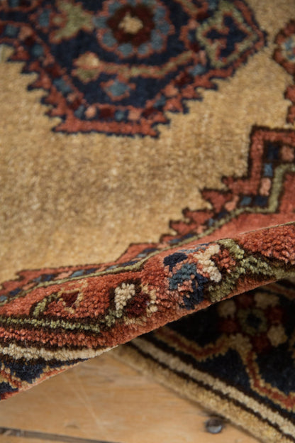 2.5x4 Vintage Armenian Serab Design Rug