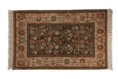 2.5x4 Vintage Armenian Hamadan Design Rug