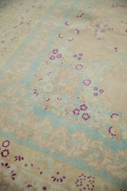 10x14 Vintage Distressed Bulgarian Kerman Design Carpet