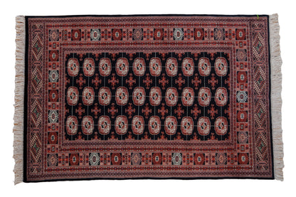 4x6 Vintage Fine Bokhara Rug