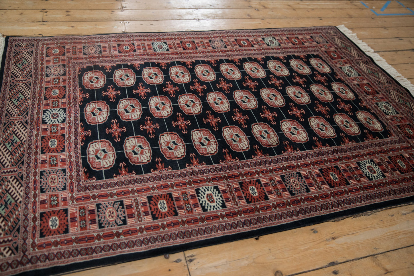 4x6 Vintage Fine Bokhara Rug