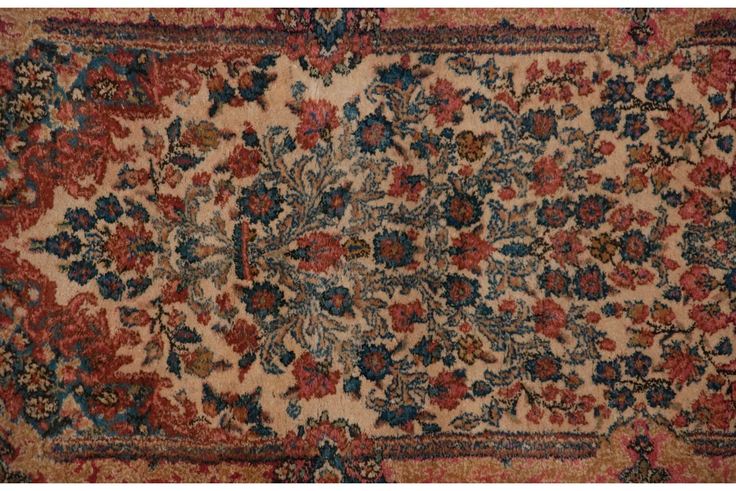 2.5x11 Vintage Kerman Rug Runner