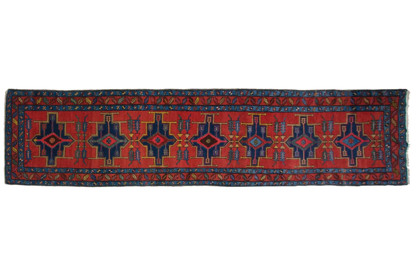 3.5x14 Antique Northwest Persian Rug Runner