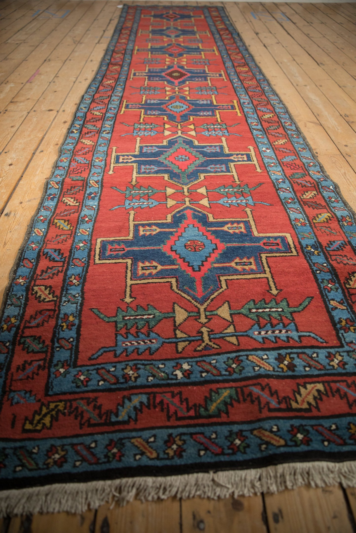 3.5x14 Antique Northwest Persian Rug Runner