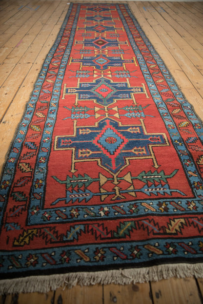 3.5x14 Antique Northwest Persian Rug Runner