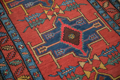 3.5x14 Antique Northwest Persian Rug Runner