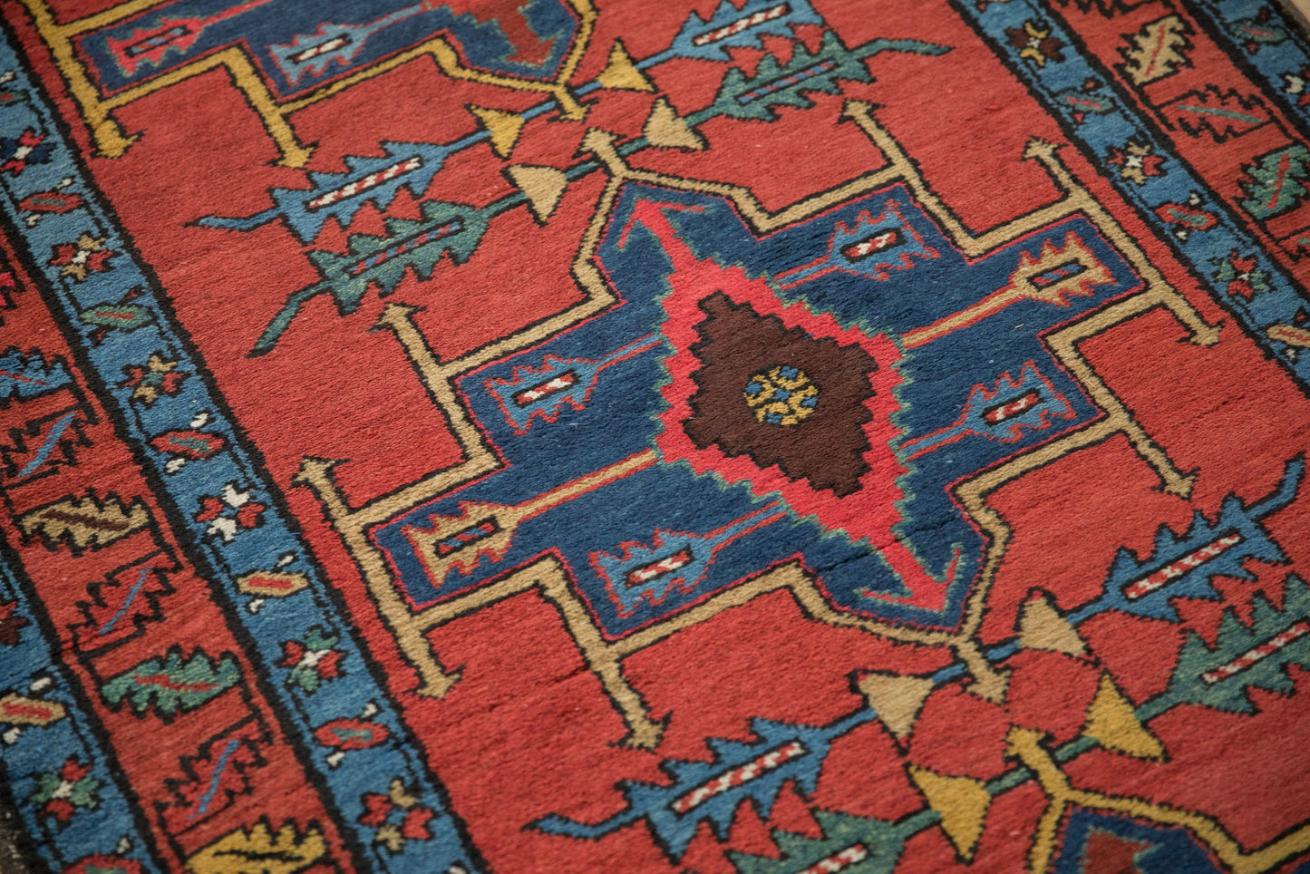 3.5x14 Antique Northwest Persian Rug Runner