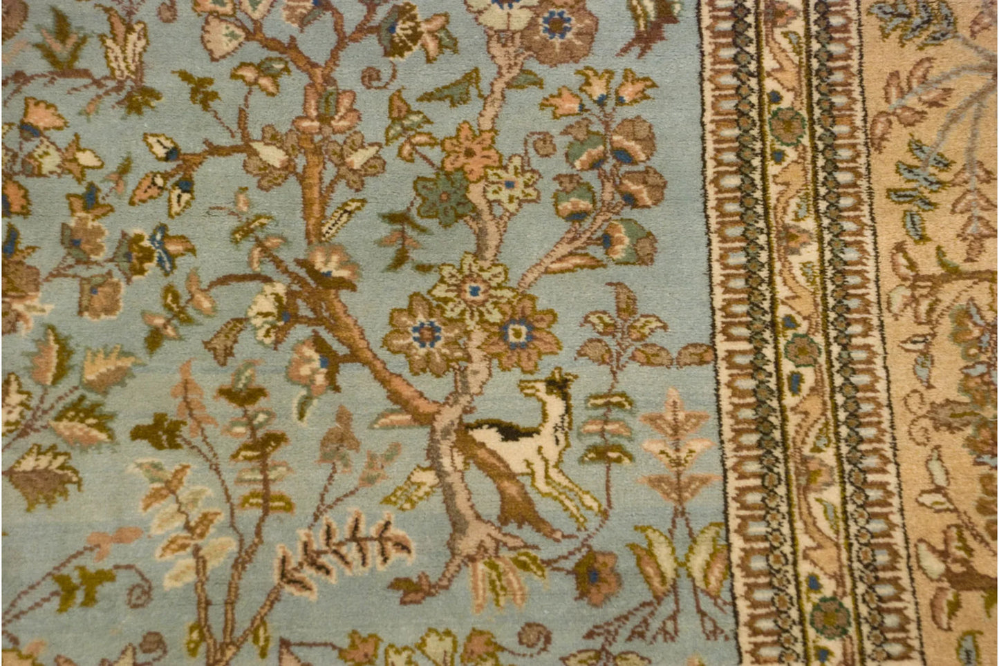 10x13 Vintage Tabriz Carpet