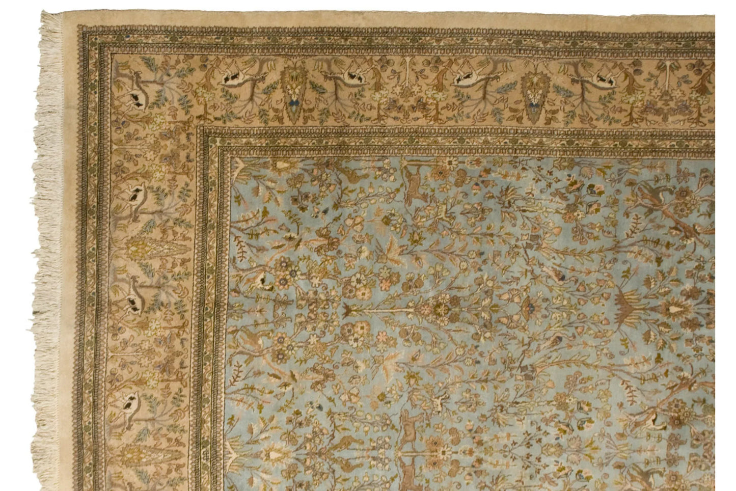 10x13 Vintage Tabriz Carpet