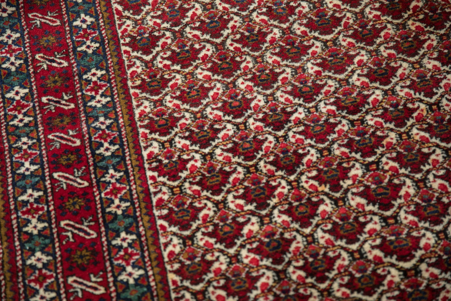4x12 Vintage Fine Ardebil Rug Runner