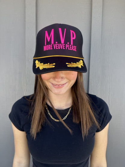 More Veuve Please - Captain Hat