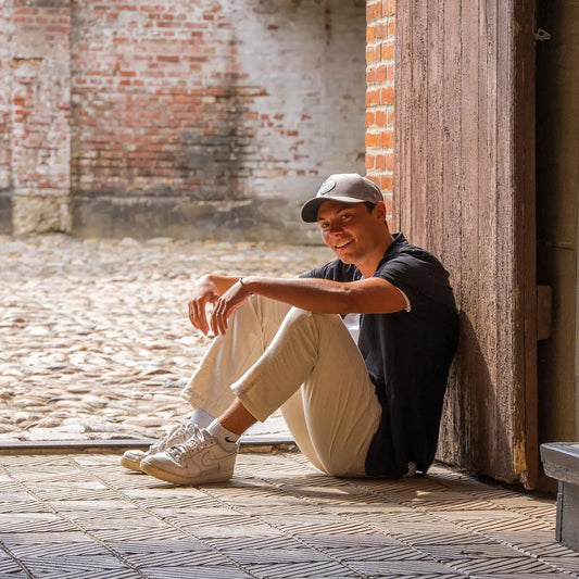 Baseball Trucker Cap - Warm Grey X Pitch Black