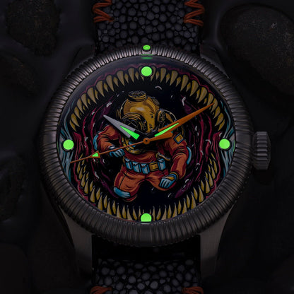 Ceramic-Enamel Dial - The Last Dive