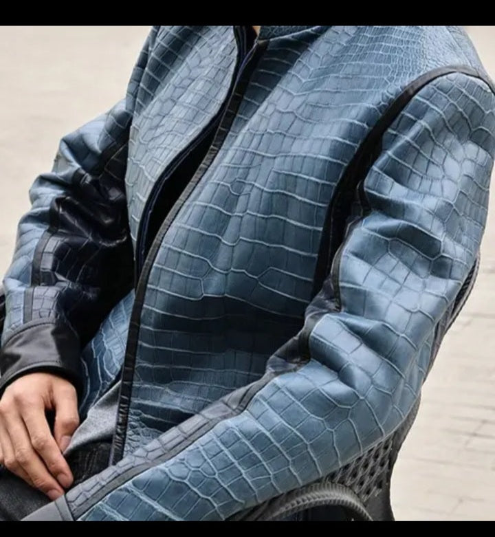 DON JOHN Crocodile Jackets Handmade Men's