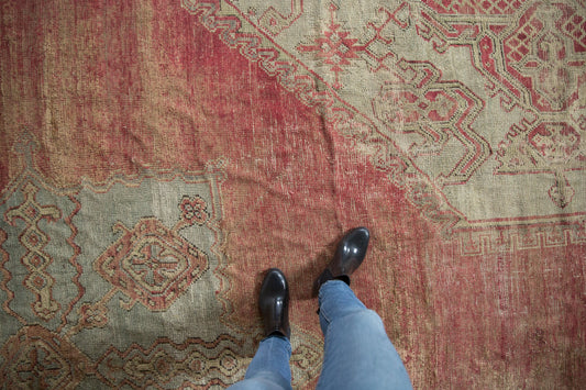 14x17 Vintage Oushak Carpet