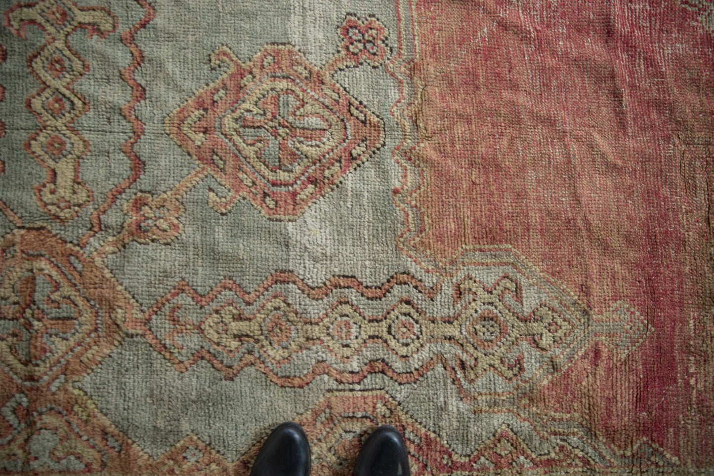 14x17 Vintage Oushak Carpet