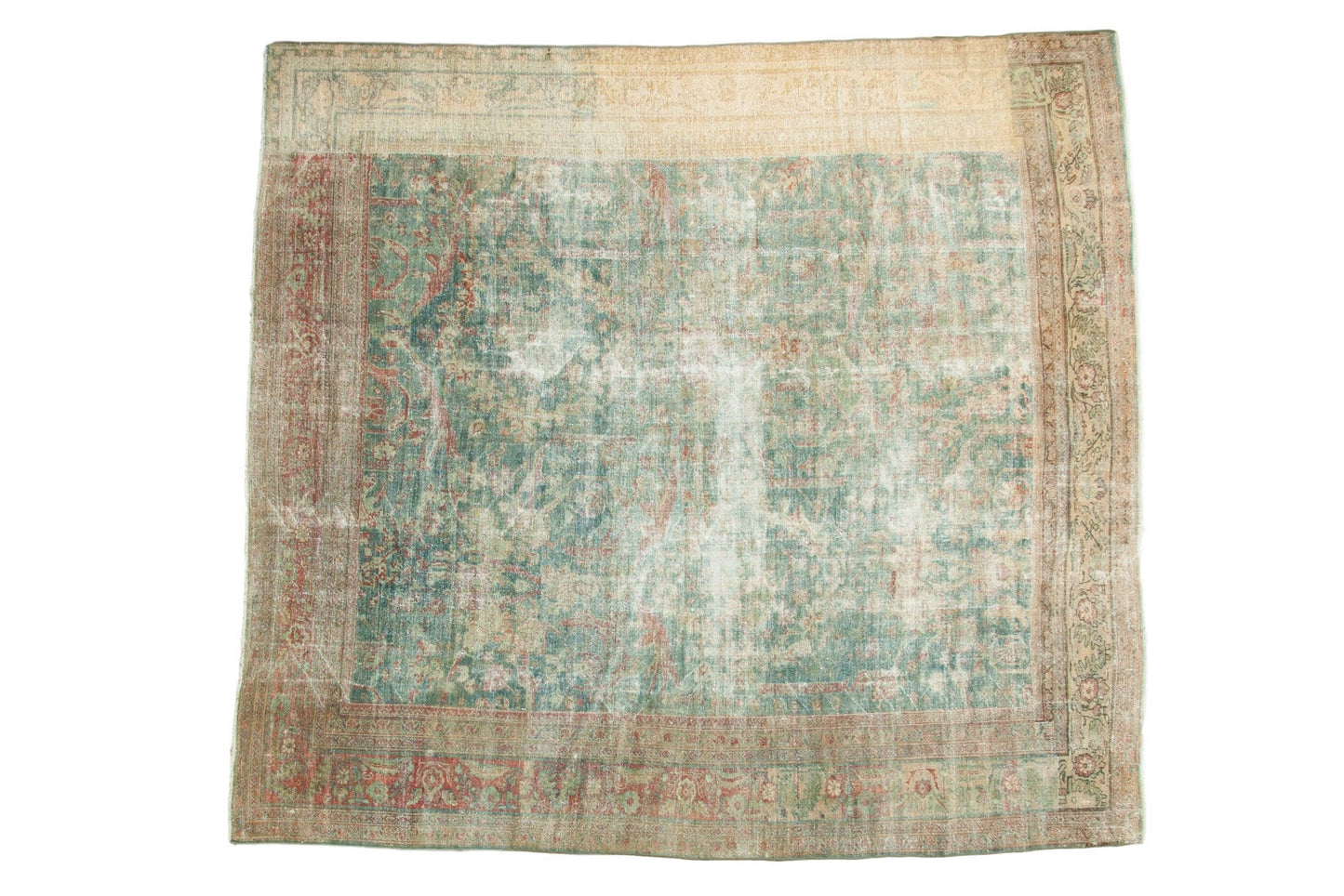 10x11 Antique Mahal Square Carpet