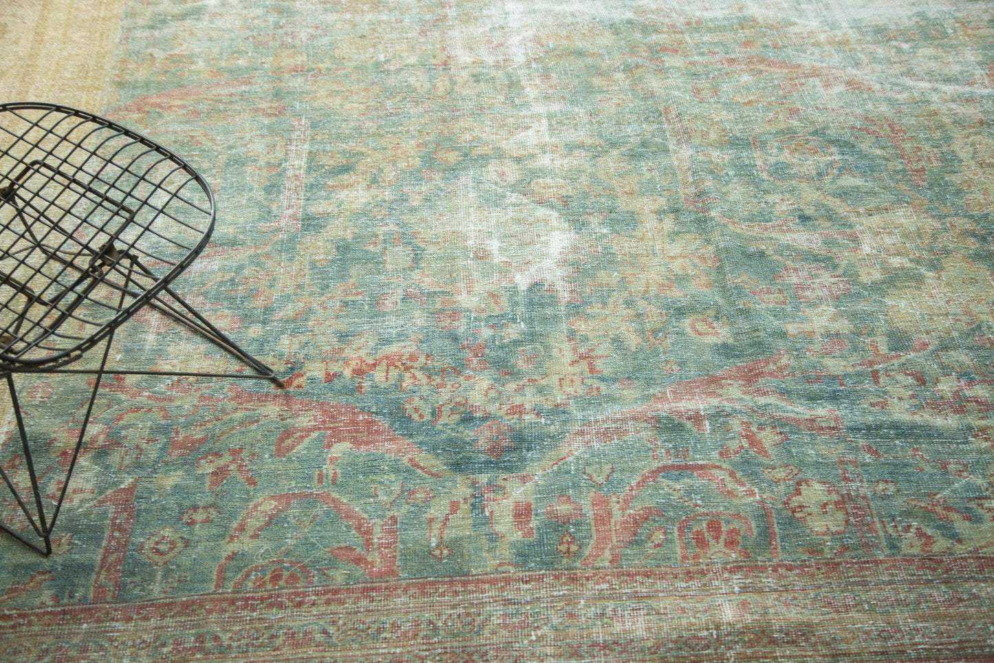 10x11 Antique Mahal Square Carpet