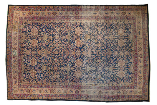 10x15 Antique Kerman Carpet