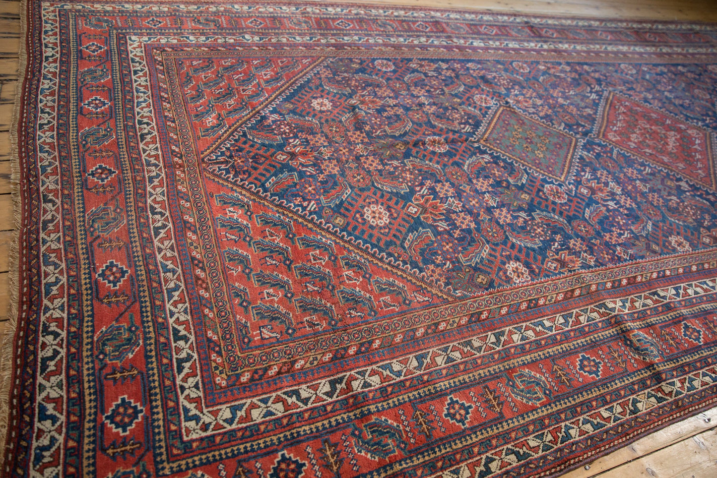 7.5x16 Vintage Afshar Carpet Runner