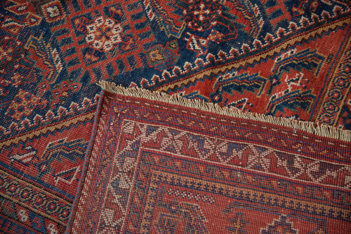 7.5x16 Vintage Afshar Carpet Runner