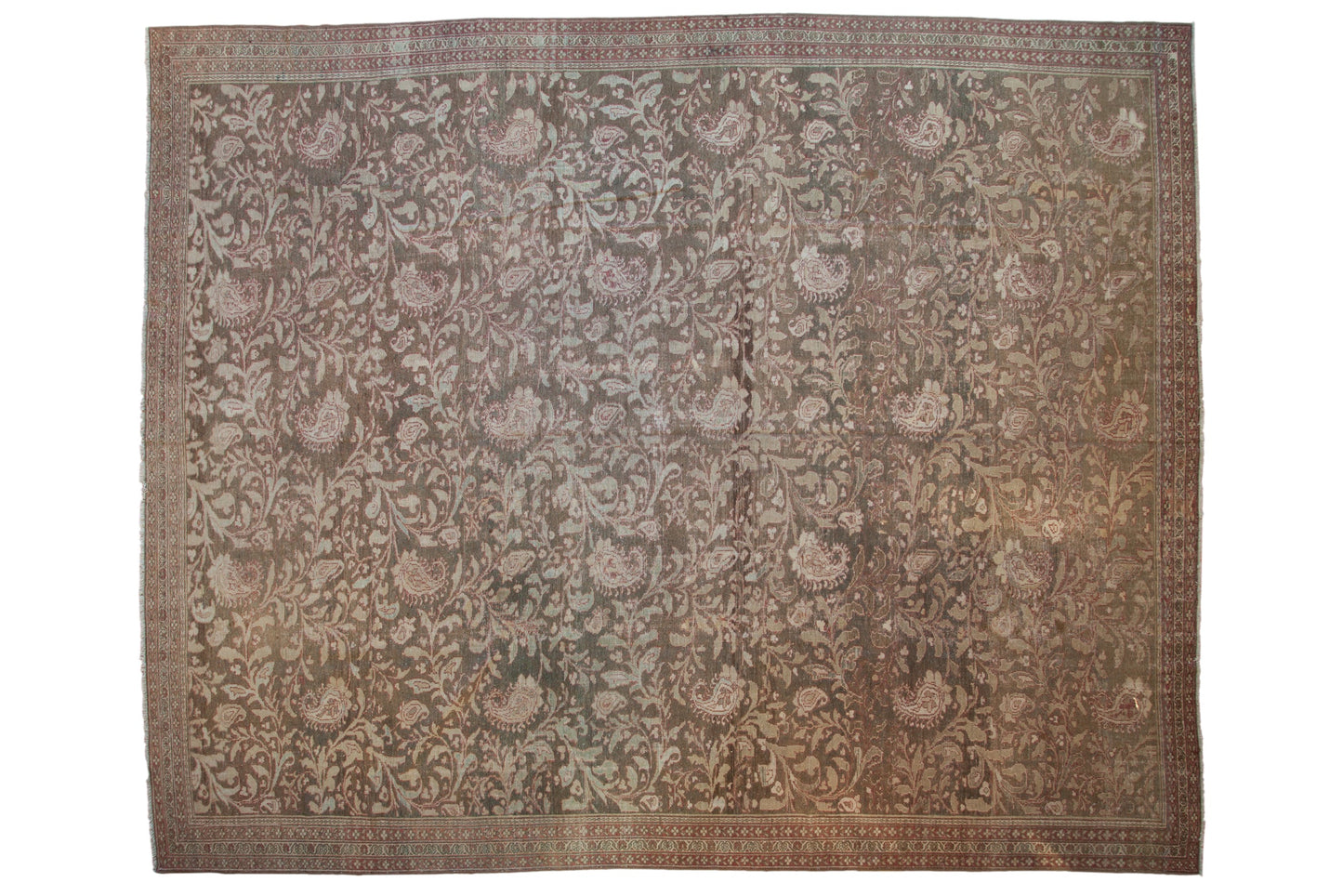 12x15 Vintage Distressed Malayer Carpet