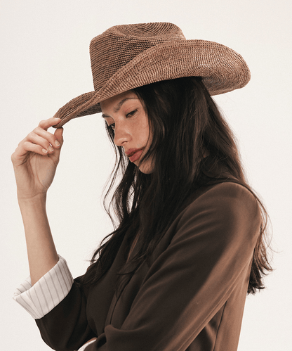 Ames Packable Straw Cowboy Hat