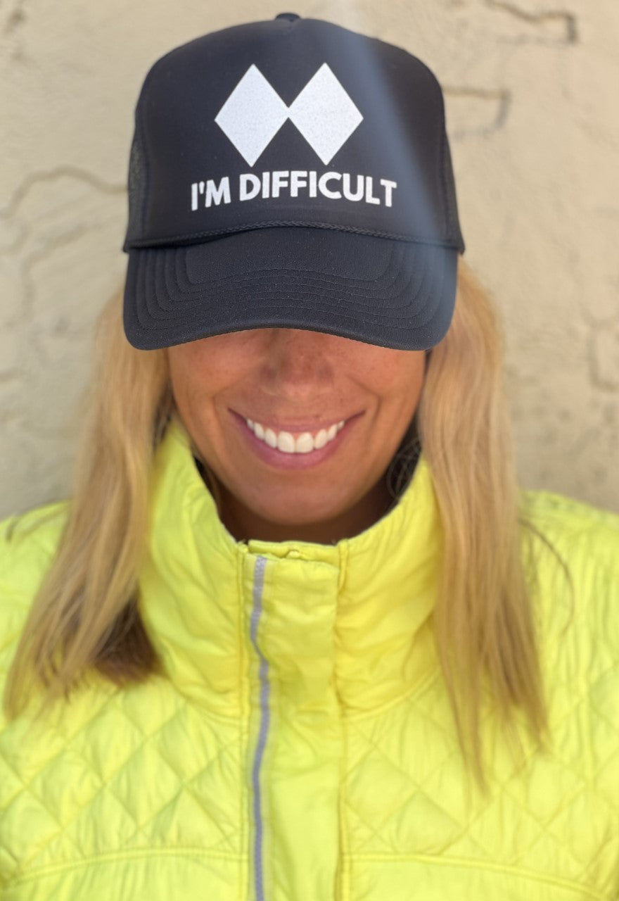 I'm Difficult - Black Trucker