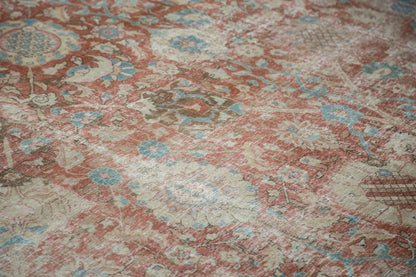 11x14 Vintage Distressed Tabriz Carpet